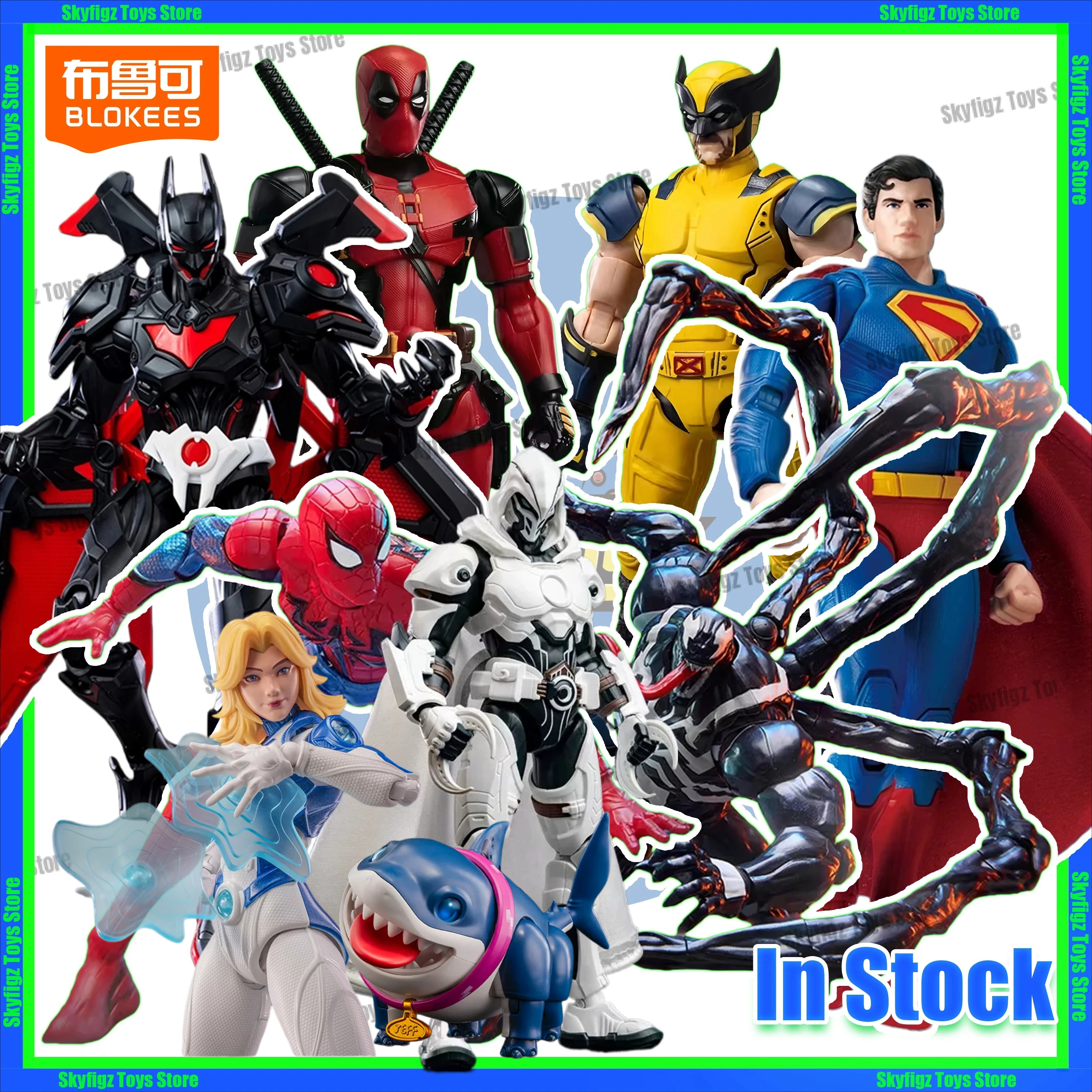 Model Kit Deadpool - In Stock Blokees Marvel Deadpool Wolverine