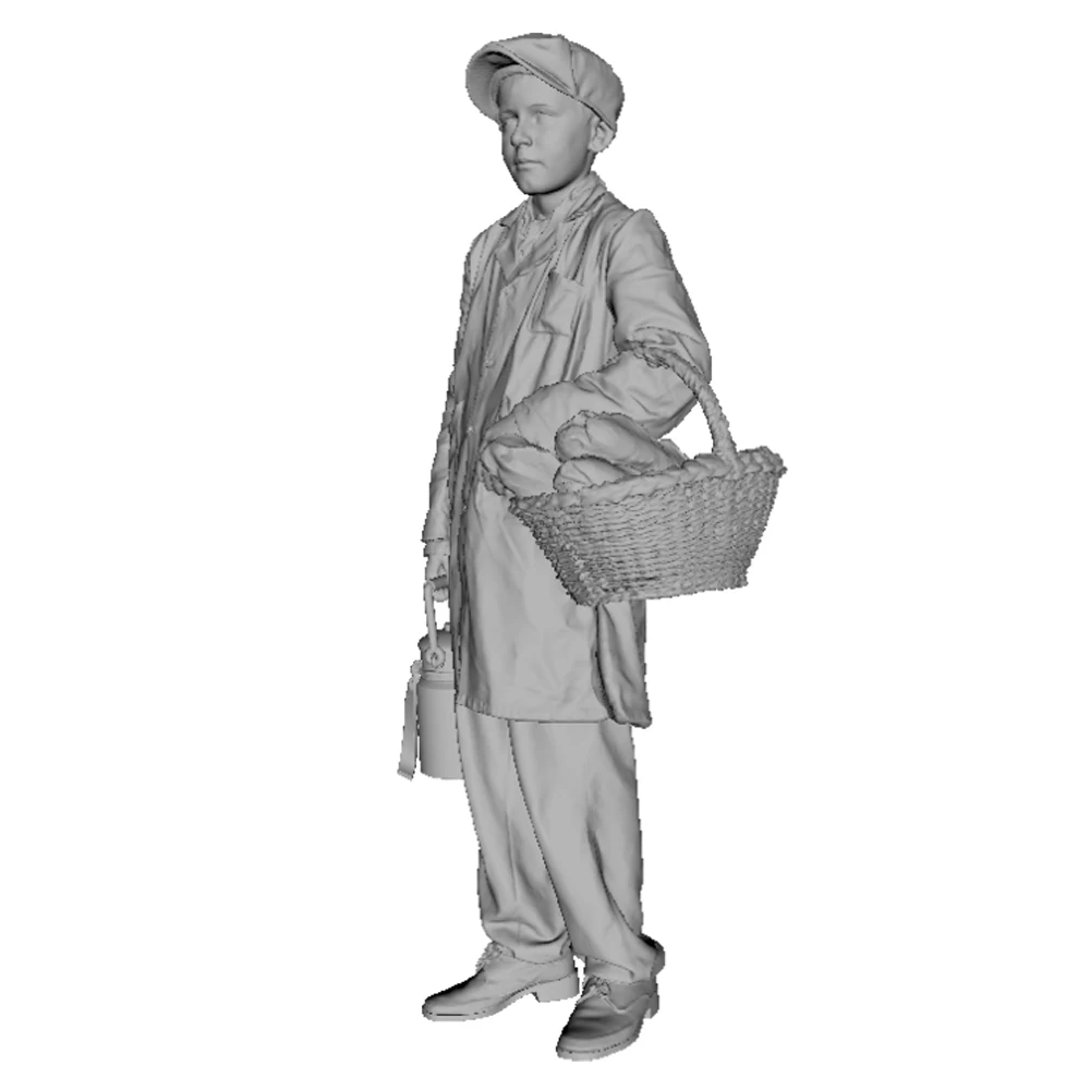 Model Kit Ww2 - 1/35 WW2 young civilian boy, Resin