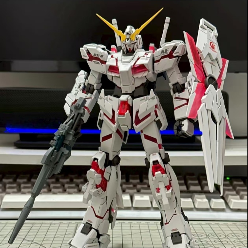 Model Kit Pg - Assembled Model HG Unicorn 1/144 Jim