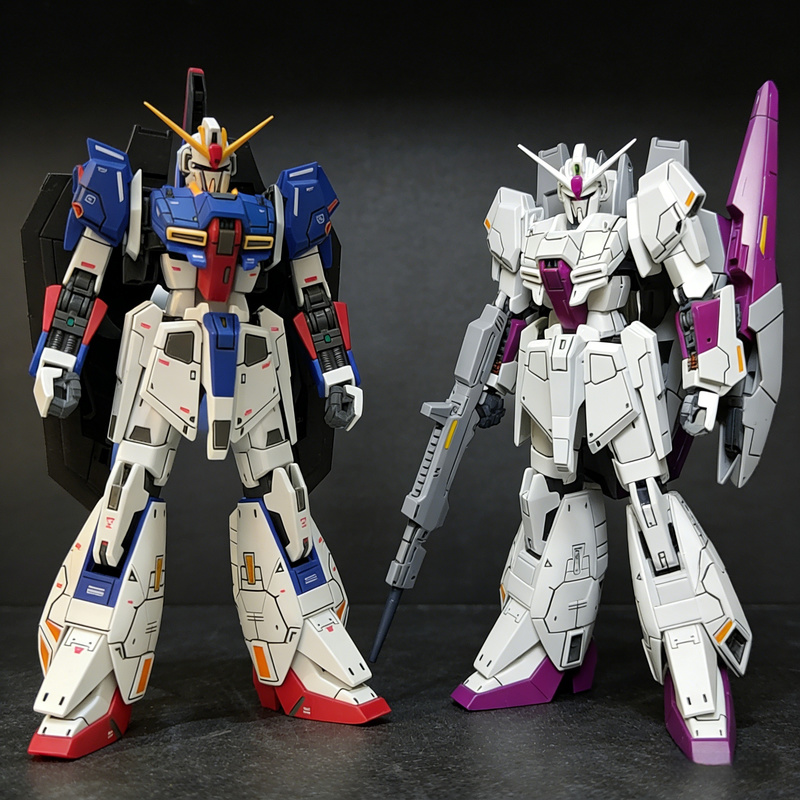 Model Kit Zeta Gundam - Msz-006 Zeta 1/144 Hg Assembly Model
