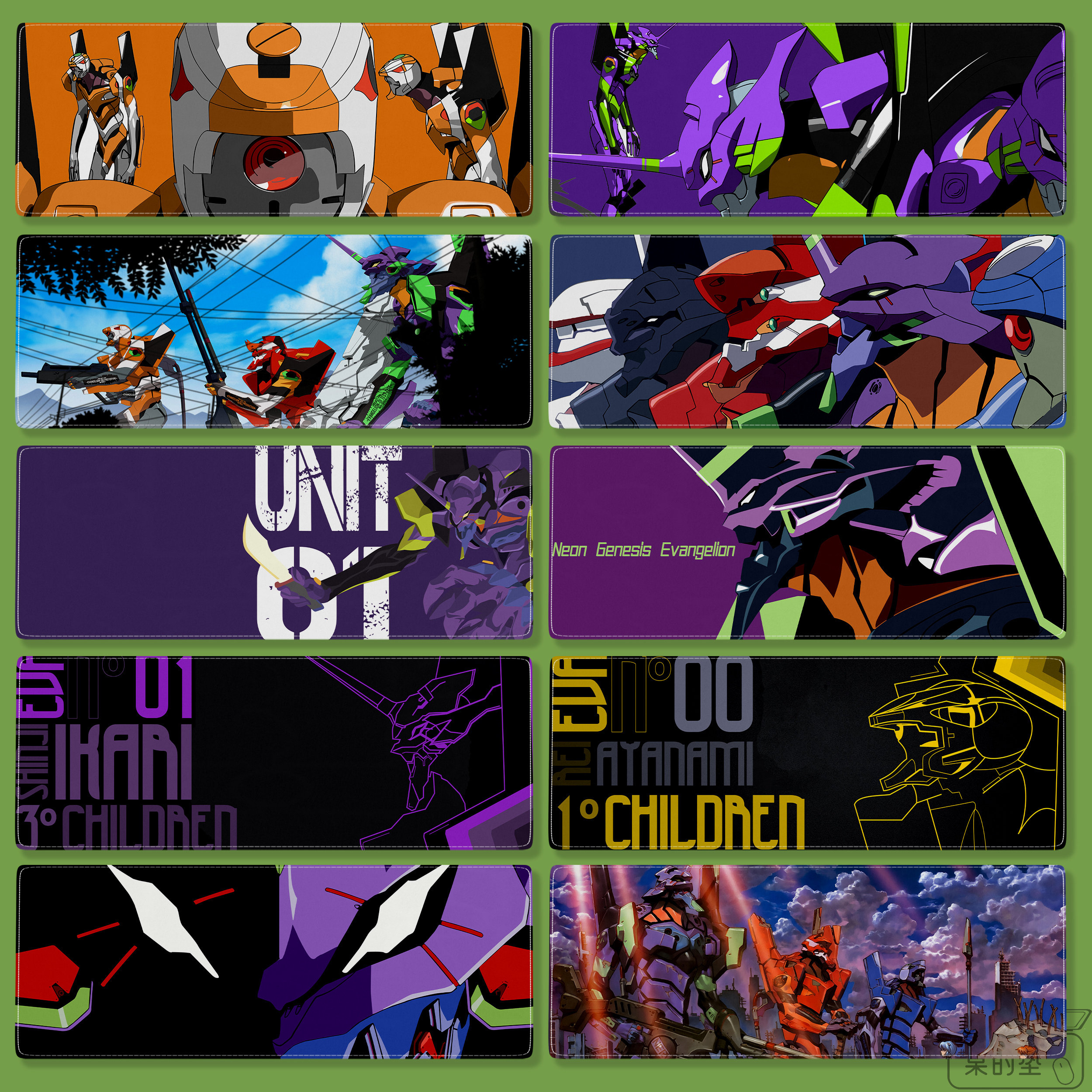 Model Kit Eva 00 - Neon Genesis Evangelion Large Mouse Pad