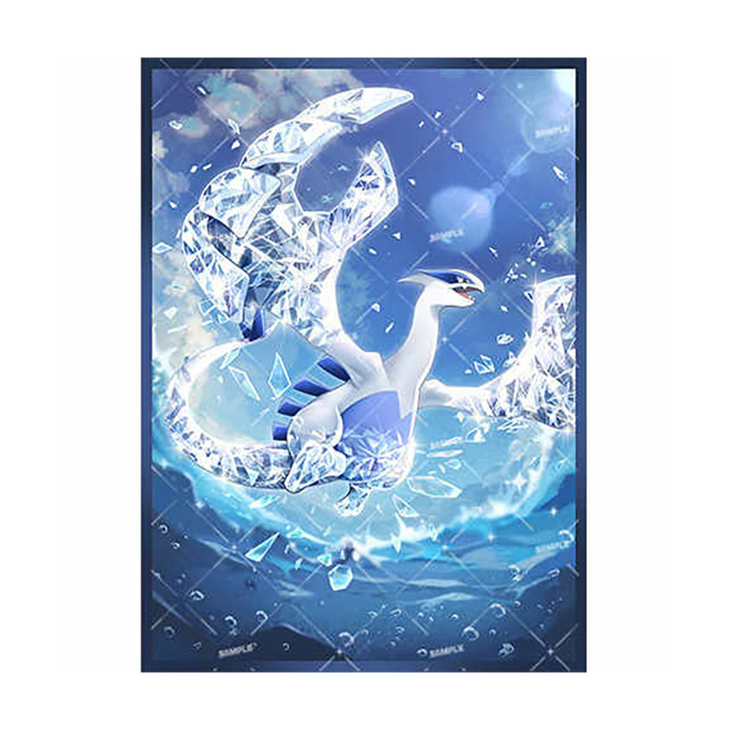 Model Kit Lugia - 60pcs/set Terastal Lugia Blue Sea Flash