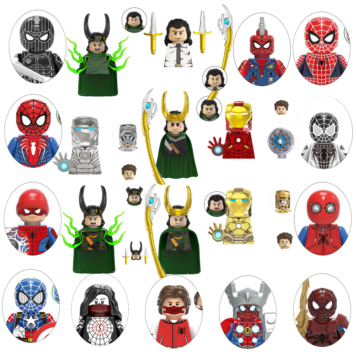 Model Kit Deadpool - Blind Box Mini Building Blocks TV6206