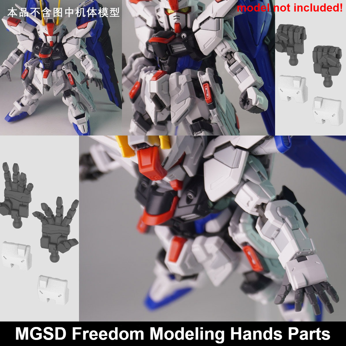 Model Kit Zero - 3D Printed Modeling Hands Replacement Parts