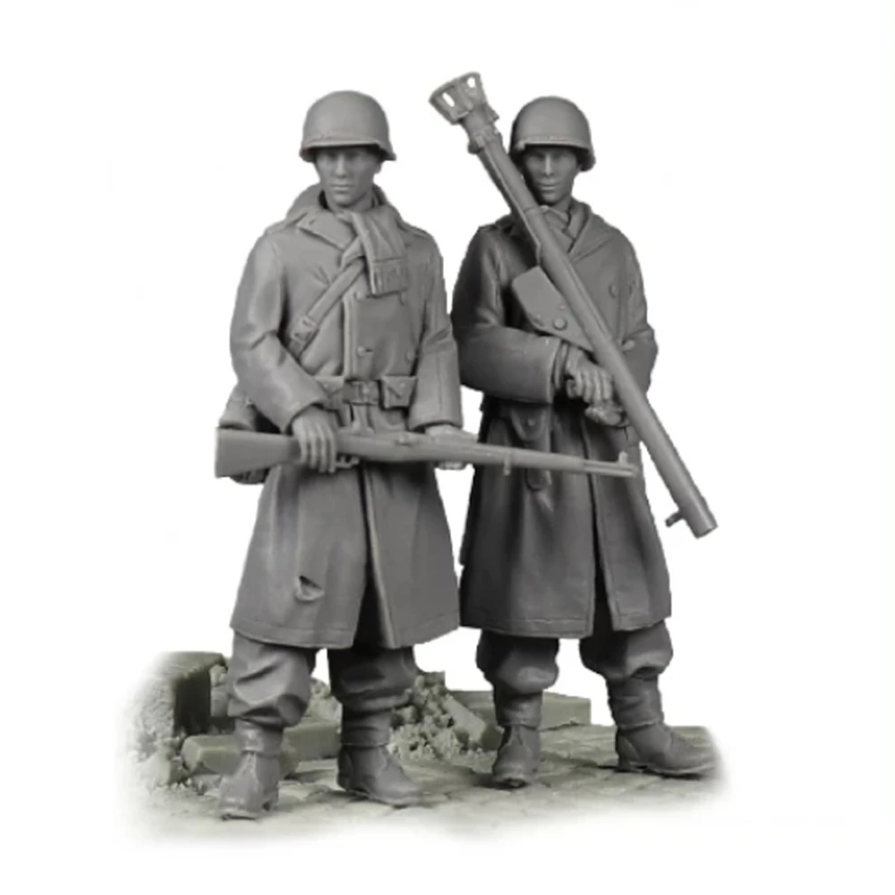 Model Kit Ww2 - 1/35 US SOLDIERS WW2 (ANTI-TANK TEAM),