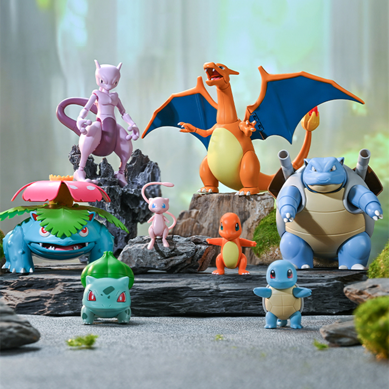 Pokemon Building Block Cartoon - Model Kit Lucario บทวิจารณ์และราคา