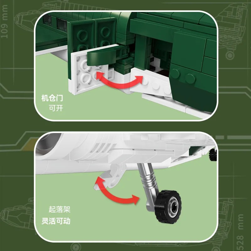 WW2 US Military Transport Airc - Model Kit Ww2 บทวิจารณ์และราคา