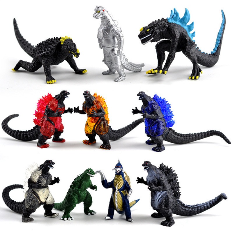 10pcs/set Godzilla Movie Perip - Model Kit Godzilla บทวิจารณ์และราคา