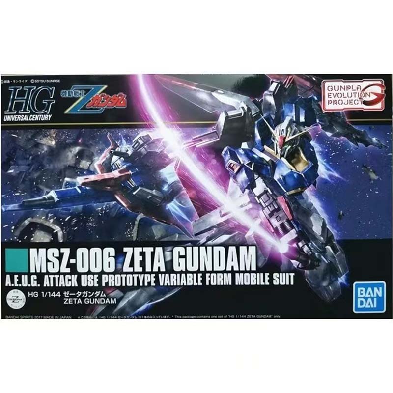 Bandai Gundam Model Kit HGUC Z - Model Kit Zeta Gundam บทวิจารณ์และราคา