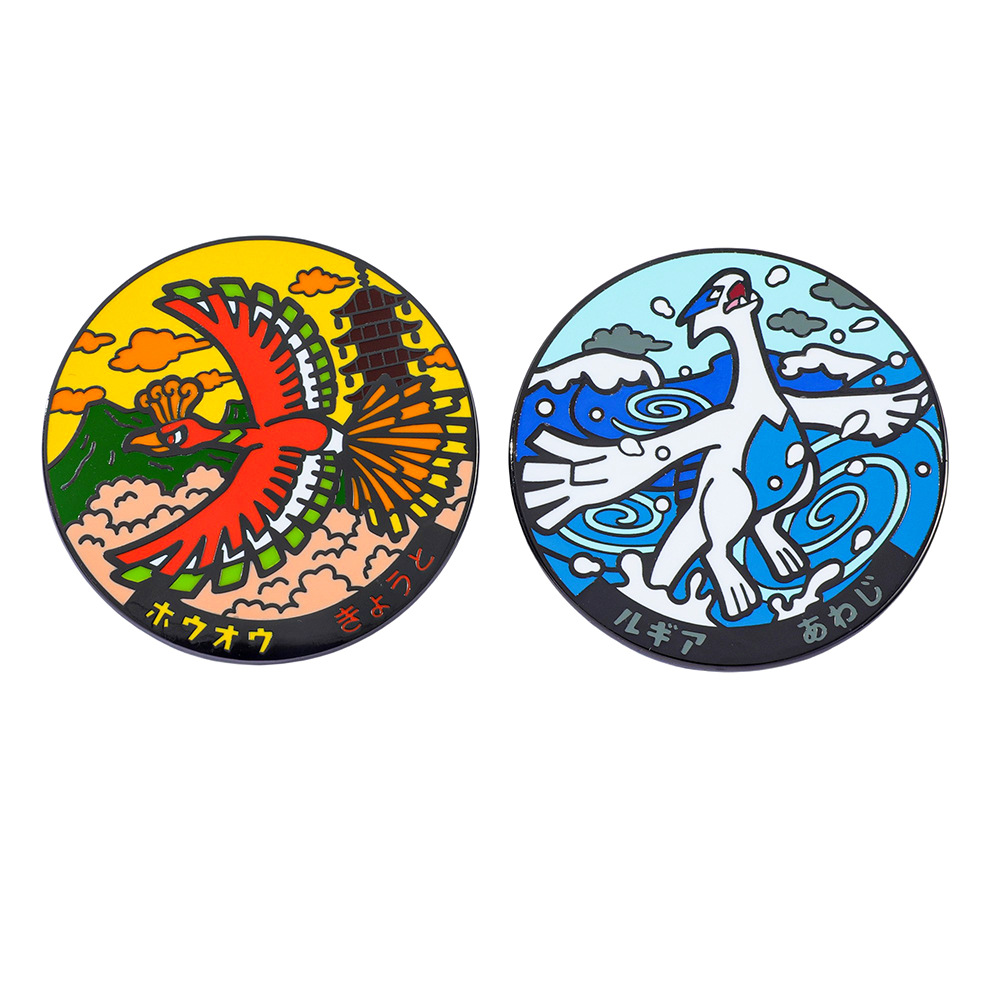 Anime Lugia & Ho-Oh Pin Badge  - Model Kit Lugia บทวิจารณ์และราคา