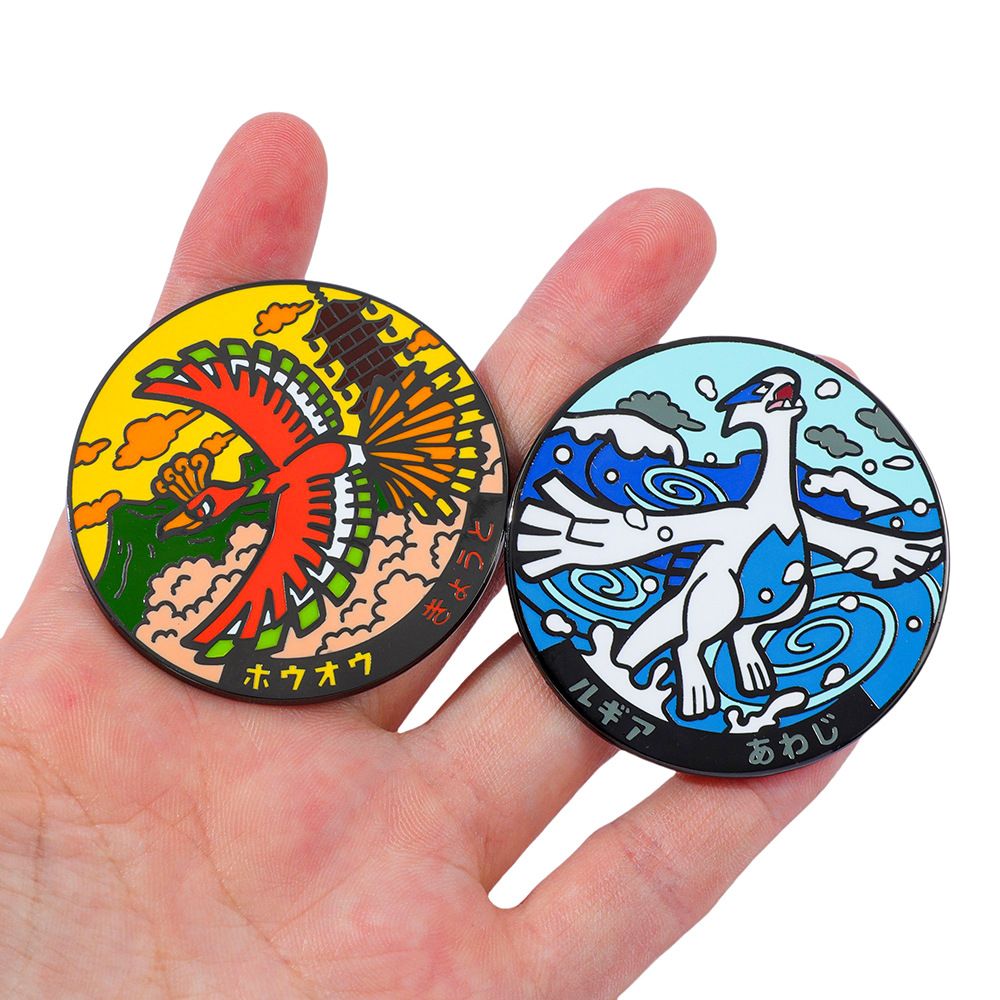 Anime Lugia & Ho-Oh Pin Badge  - Model Kit Lugia บทวิจารณ์และราคา