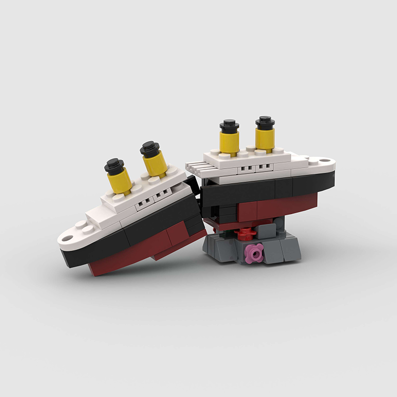 Mini RMS Titanic Sank Ship Mod - Model Kit Lucario บทวิจารณ์และราคา