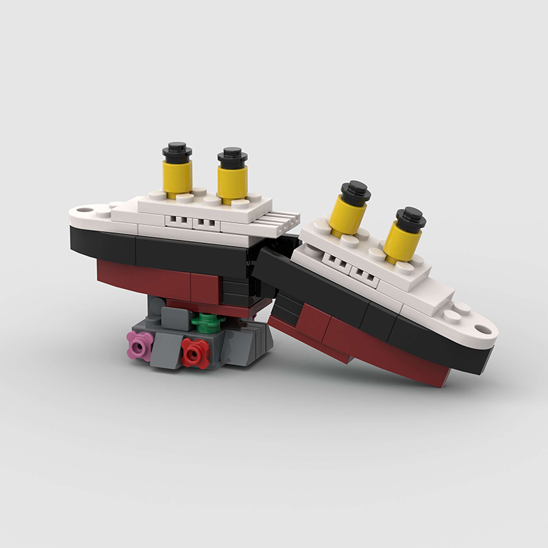 Mini RMS Titanic Sank Ship Mod - Model Kit Lucario บทวิจารณ์และราคา