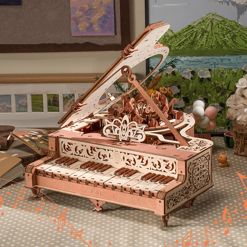 NEW DIY 3D Wooden Puzzle Mini  - Model Kit Led บทวิจารณ์และราคา