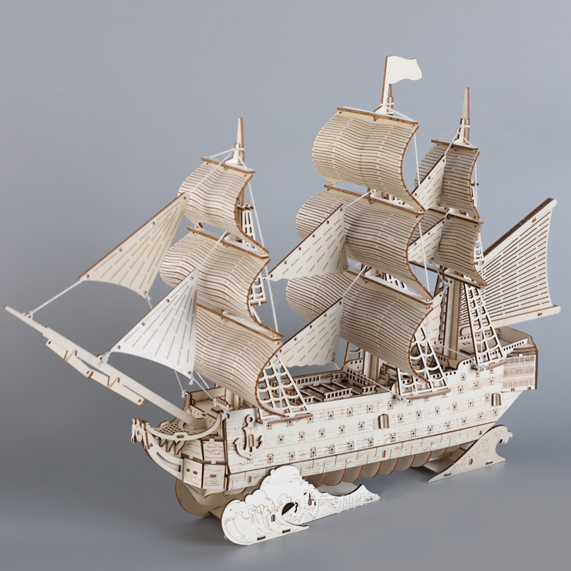 DIY 3D Wooden Puzzles HMS Vict - Model Kit Lucario บทวิจารณ์และราคา
