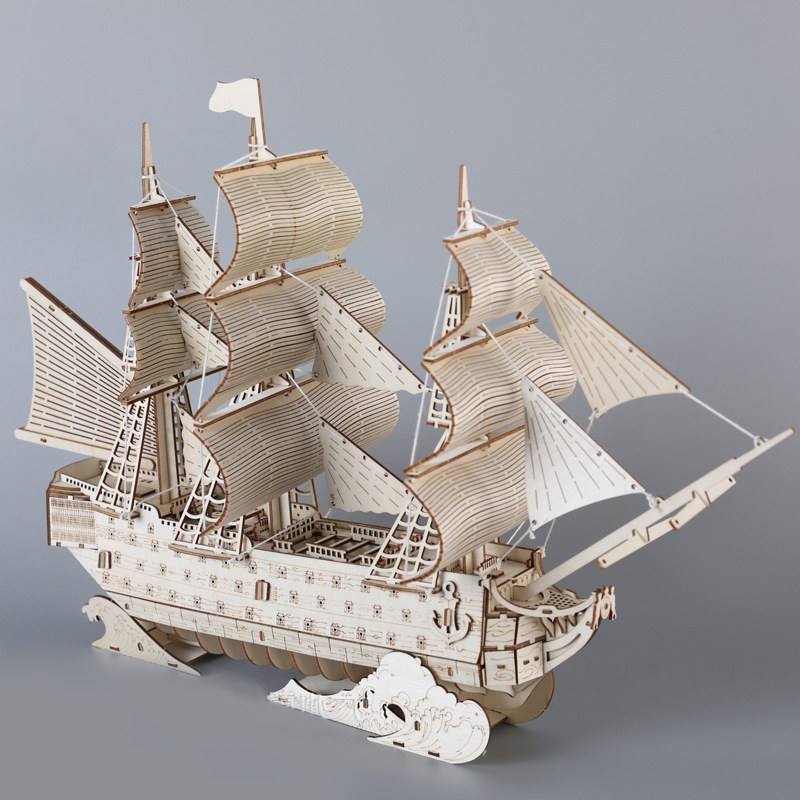 DIY 3D Wooden Puzzles HMS Vict - Model Kit Lucario บทวิจารณ์และราคา