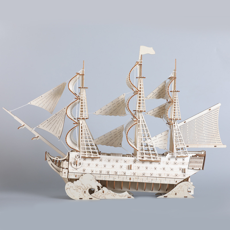 DIY 3D Wooden Puzzles HMS Vict - Model Kit Lucario บทวิจารณ์และราคา