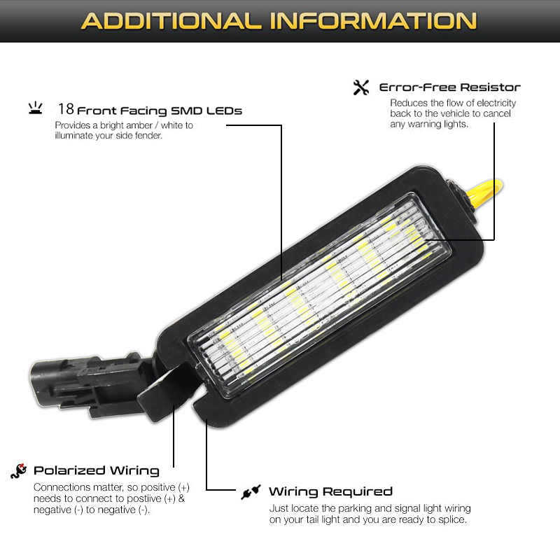 LED License Plate Tag Light La - Model Kit Jeep บทวิจารณ์และราคา