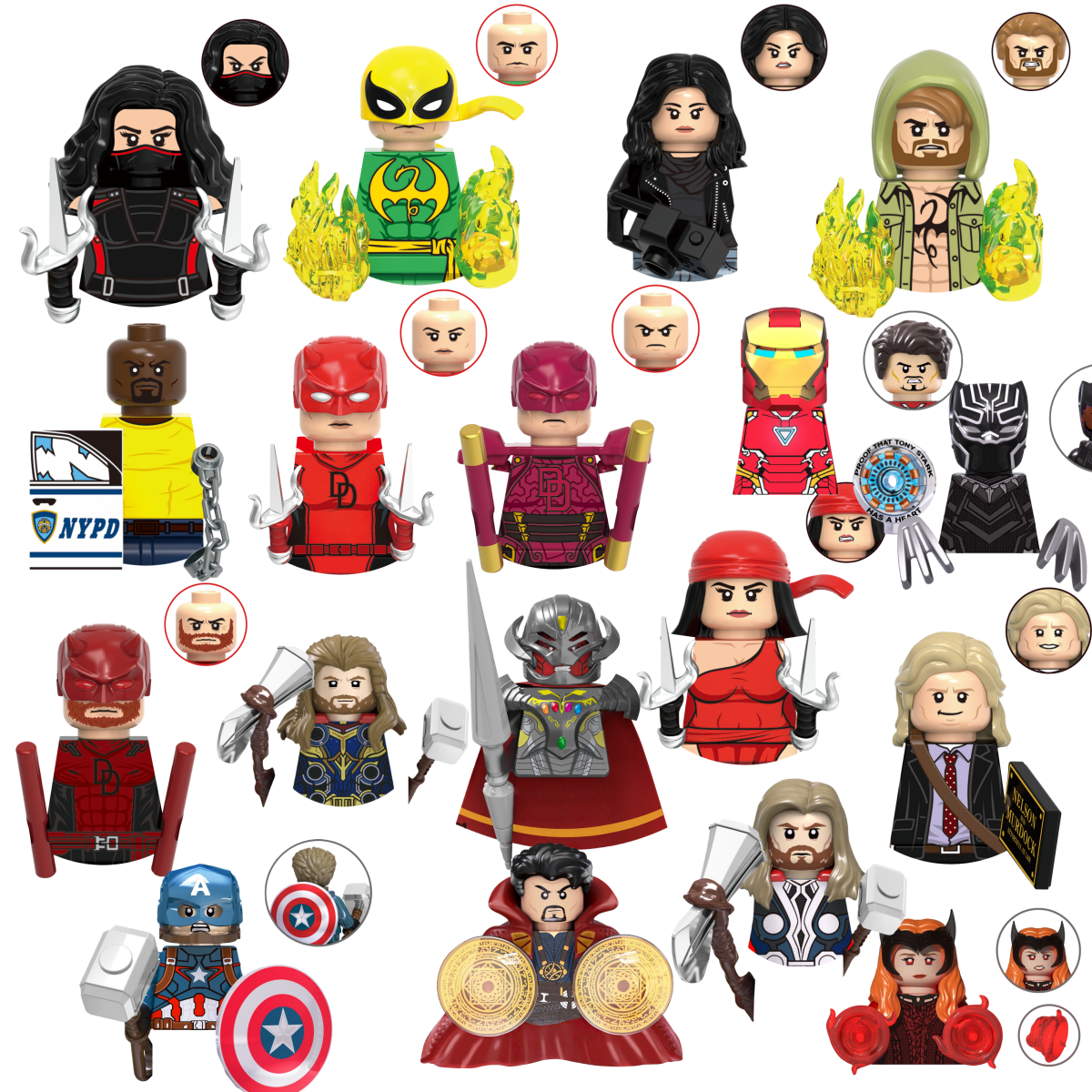 Blind Box Mini Building Blocks - Model Kit Deadpool บทวิจารณ์และราคา