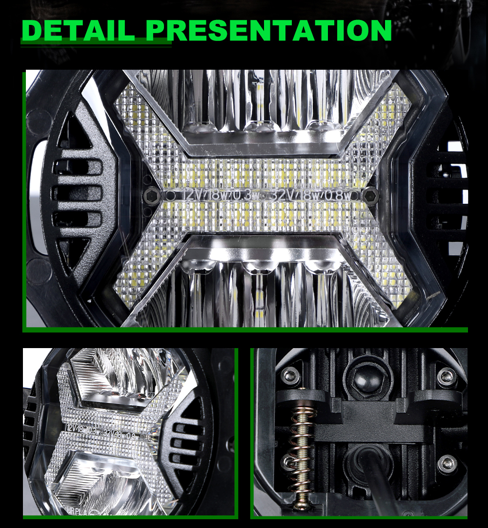 1 Pair 60W 4 Inch LED Fog Ligh - Model Kit Jeep บทวิจารณ์และราคา