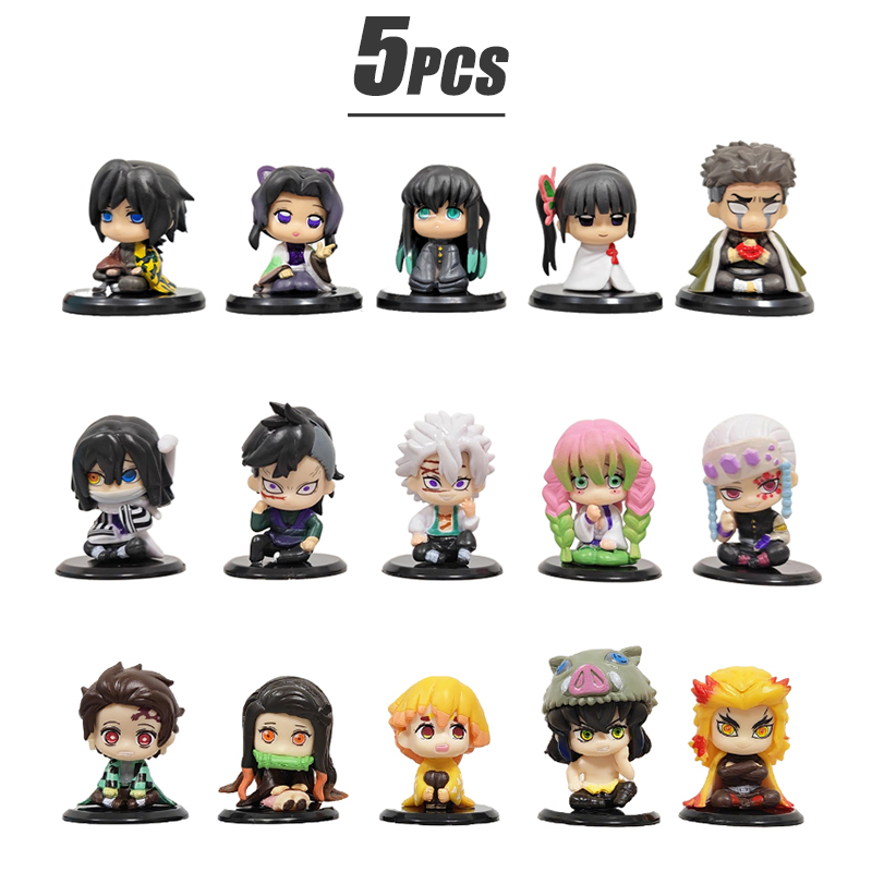 5 Styles/Set Demon Slayer Q Ve - Model Kit Nezuko บทวิจารณ์และราคา