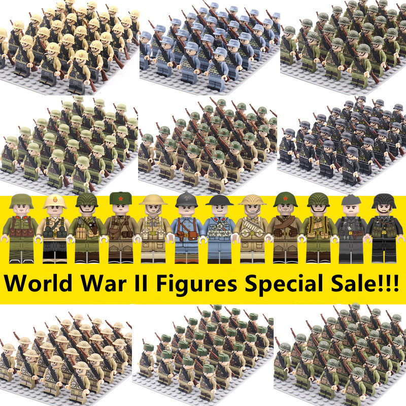WW2 24pcs/Lot Military Soldier - Model Kit Ww2 บทวิจารณ์และราคา