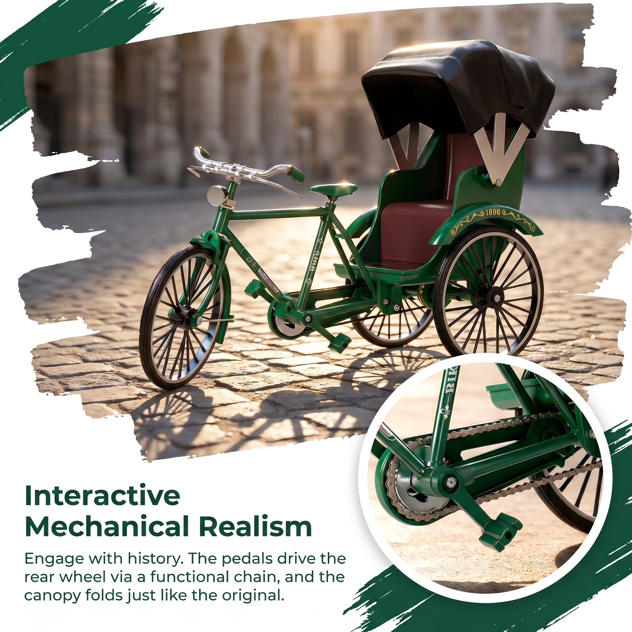 80PCS 10 Scale Human-Powered R - Model Kit Store บทวิจารณ์และราคา