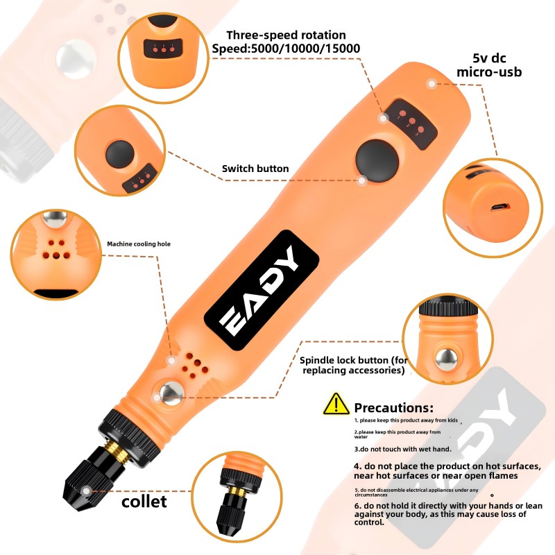 USB Cordless Rotary Tool Kit – - Model Kit Store บทวิจารณ์และราคา