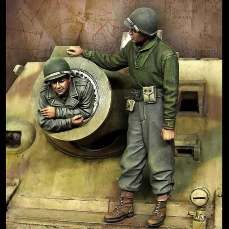 1/35 Scale Resin Figure Die-ca - Model Kit Ww2 บทวิจารณ์และราคา