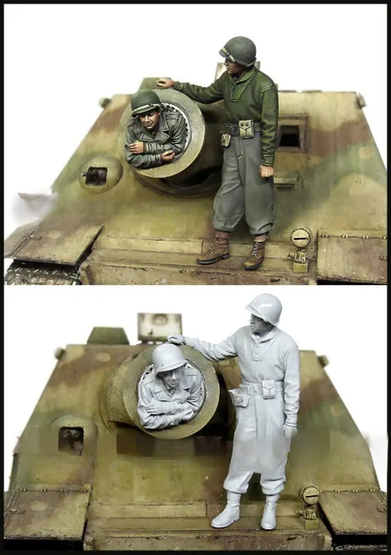 1/35 Scale Resin Figure Die-ca - Model Kit Ww2 บทวิจารณ์และราคา