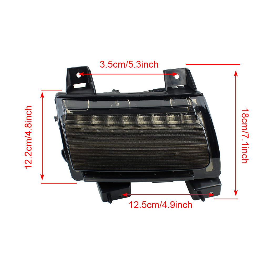 Front Bumper LED DRL & Turn Si - Model Kit Jeep บทวิจารณ์และราคา