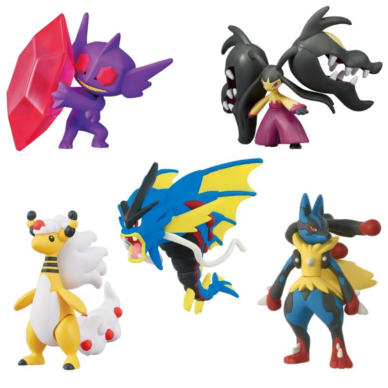 2025 New TOMY Pokemon Figures  - Model Kit Lucario บทวิจารณ์และราคา