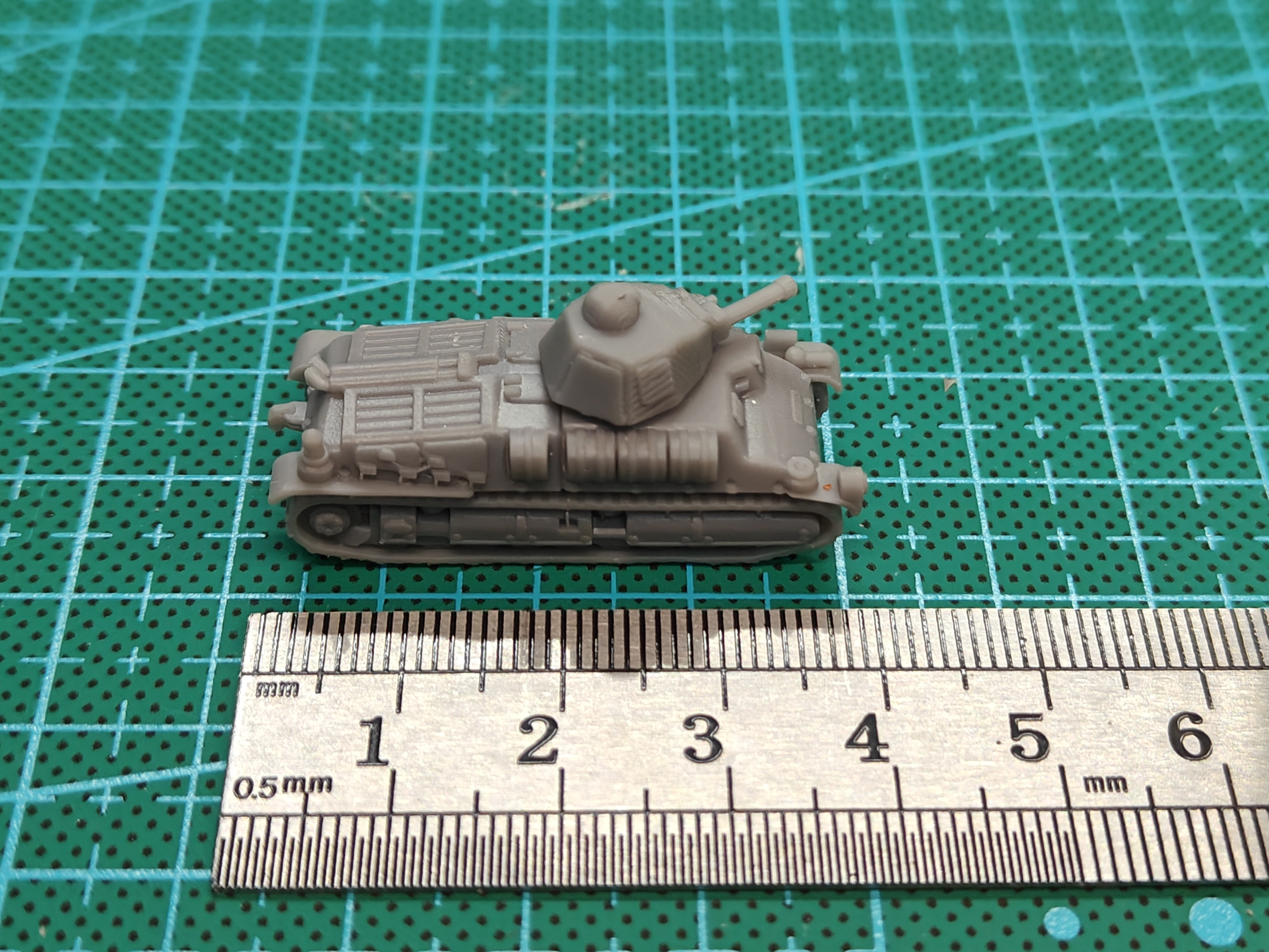 1/144 Scale Somua s35 Tank  MO - Model Kit Zero บทวิจารณ์และราคา