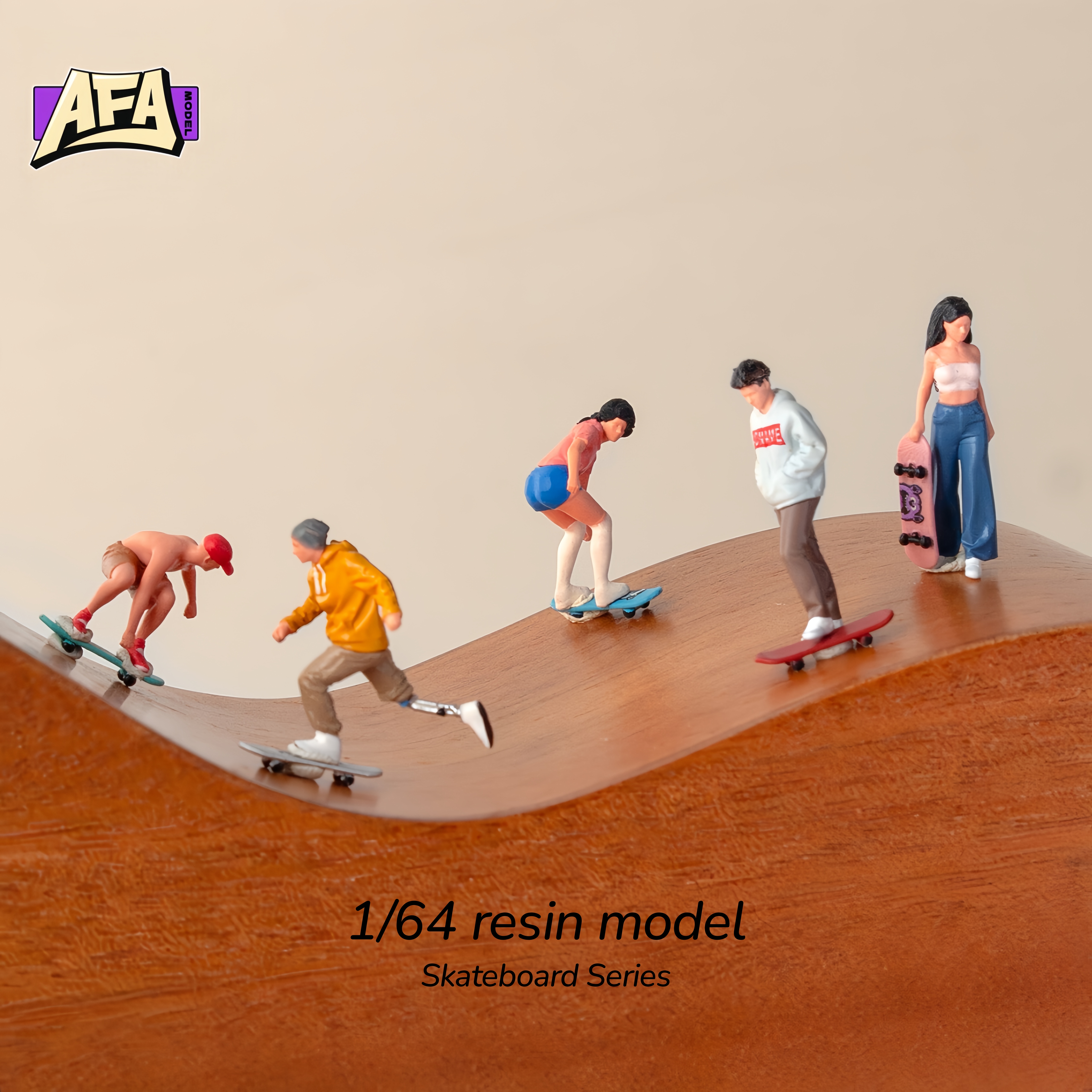 1 64 resin diorama skate Minia - Model Kit Store บทวิจารณ์และราคา