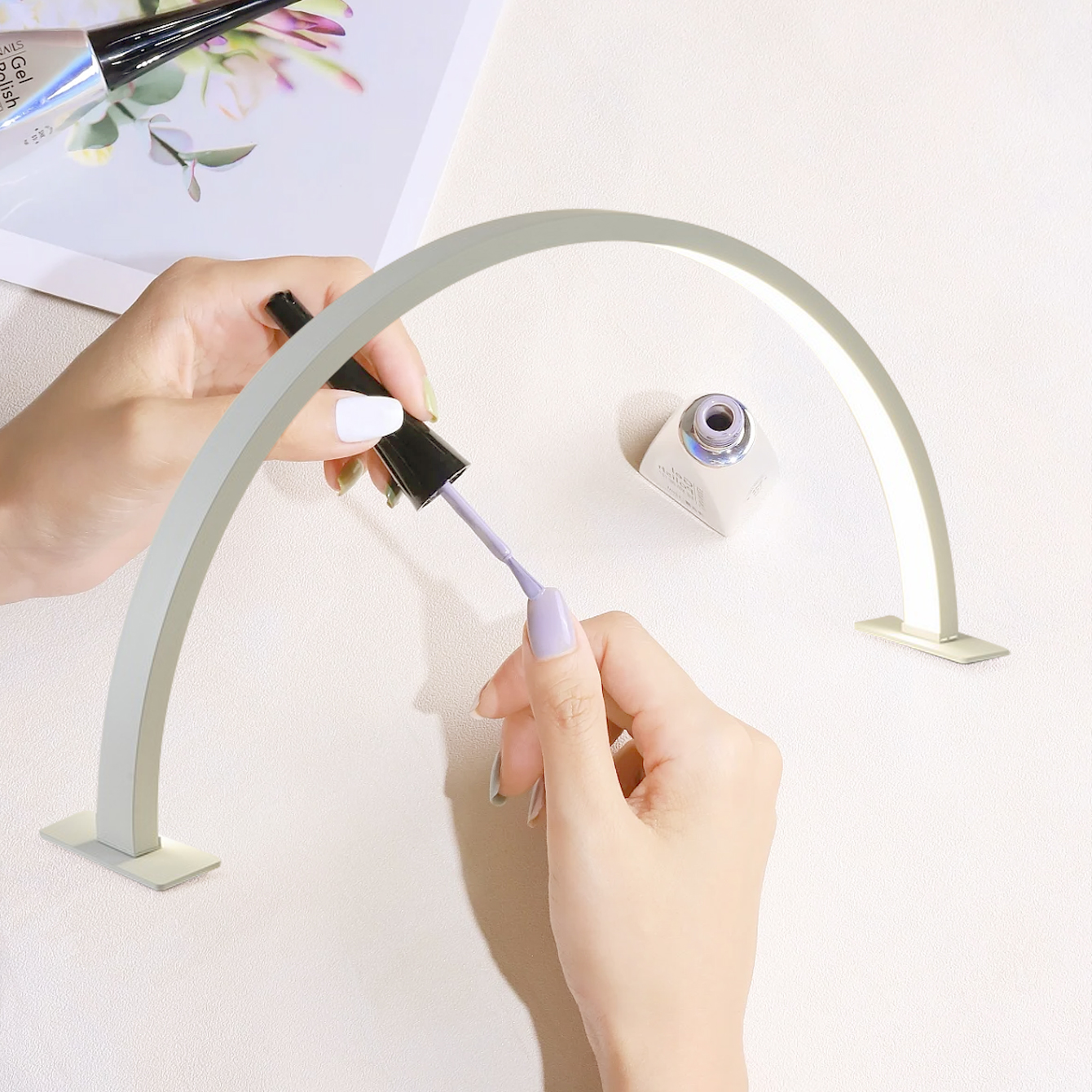 Nail lamp LED office embroider - Model Kit Led บทวิจารณ์และราคา