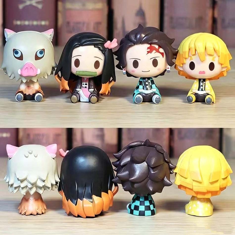 4Pcs/Set Demon Slayer Kamado T - Model Kit Nezuko บทวิจารณ์และราคา