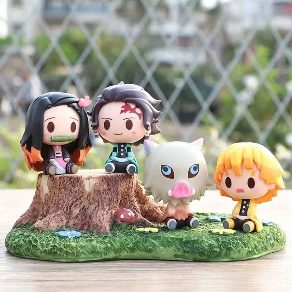 4Pcs/Set Demon Slayer Kamado T - Model Kit Nezuko บทวิจารณ์และราคา