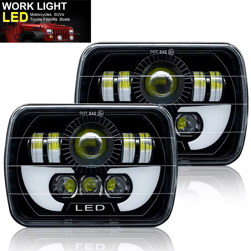 7inch H4 Led Light For Jeep Wr - Model Kit Jeep บทวิจารณ์และราคา