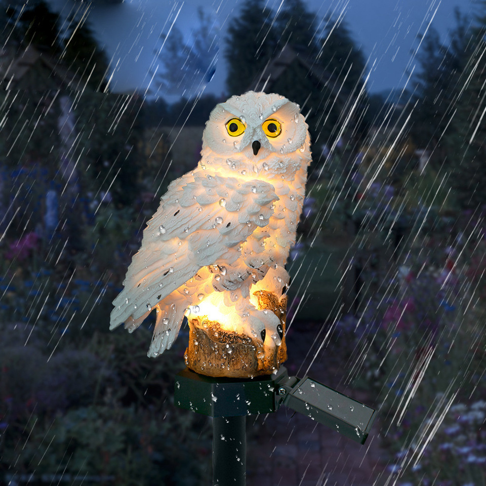 Solar Owl Statue Garden Light  - Model Kit Led บทวิจารณ์และราคา