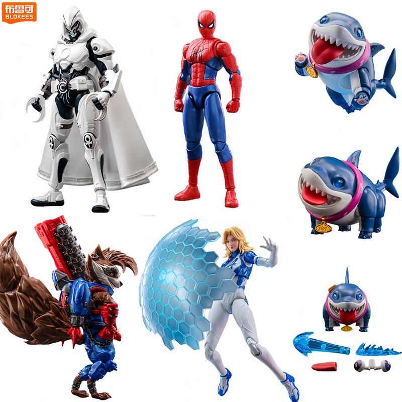 Genuine Blokees Marvel Spider  - Model Kit Deadpool บทวิจารณ์และราคา