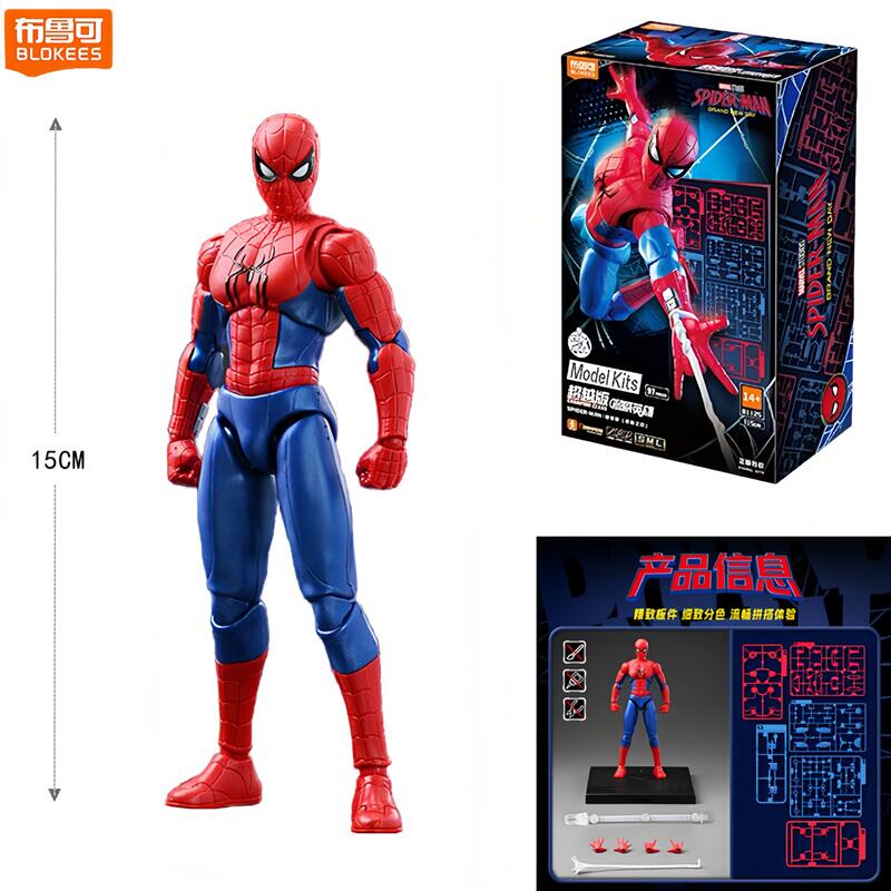 Genuine Blokees Marvel Spider  - Model Kit Deadpool บทวิจารณ์และราคา