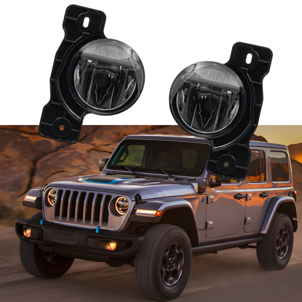 2pcs LED Fog Driving Lights Fo - Model Kit Jeep บทวิจารณ์และราคา