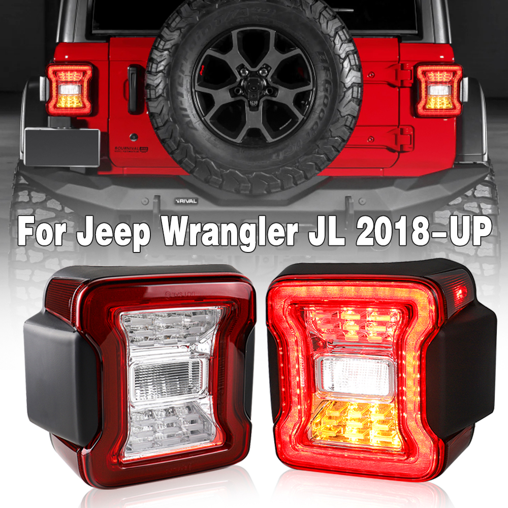 LED Tail Lights for Jeep Wrang - Model Kit Jeep บทวิจารณ์และราคา