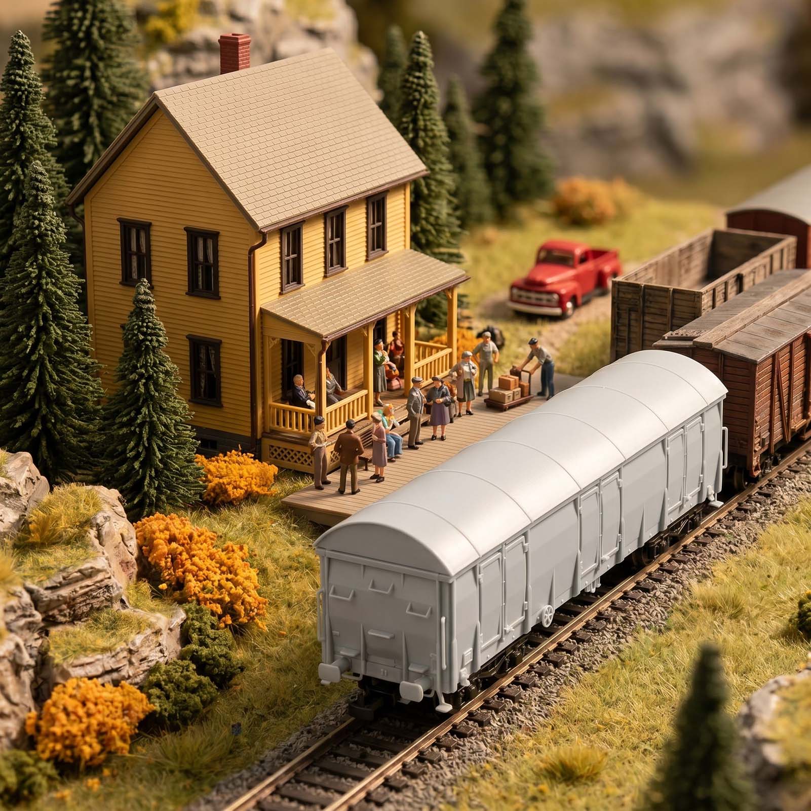 Evemodel HO Scale 1:87 Blank U - Model Kit Lugia บทวิจารณ์และราคา