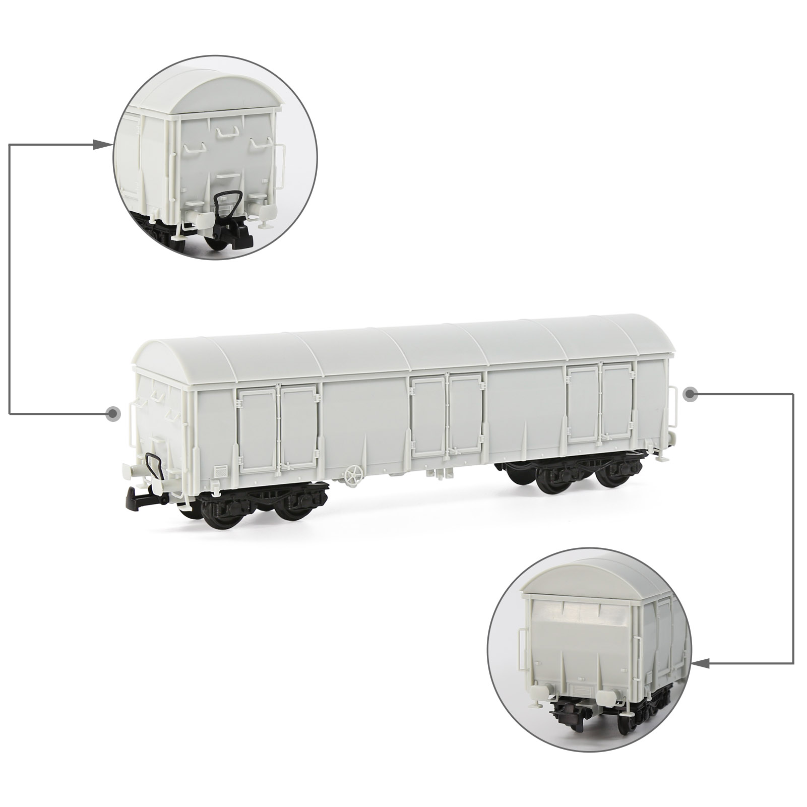 Evemodel HO Scale 1:87 Blank U - Model Kit Lugia บทวิจารณ์และราคา