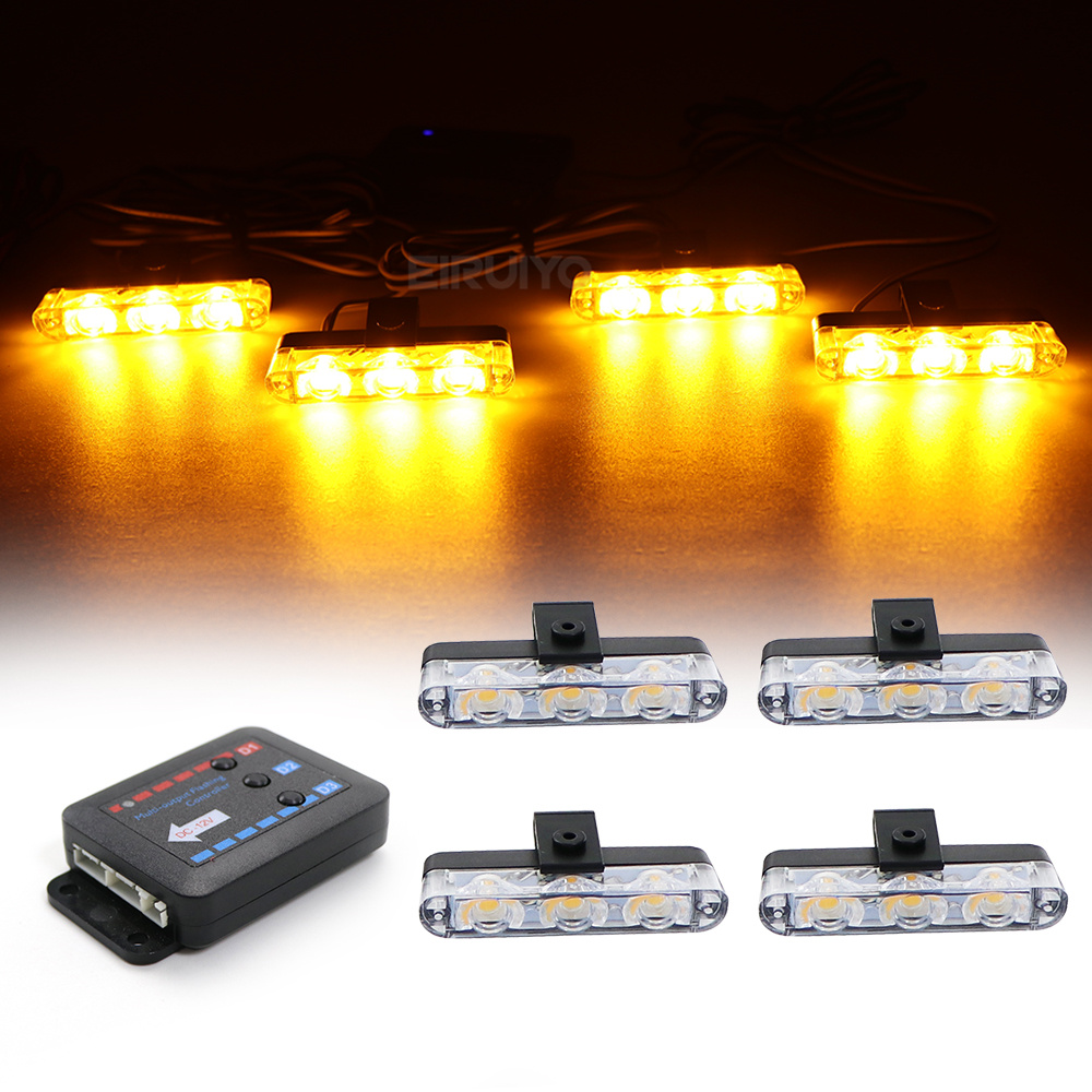 4x 3 LED Grill Car LED Strobe  - Model Kit Led บทวิจารณ์และราคา