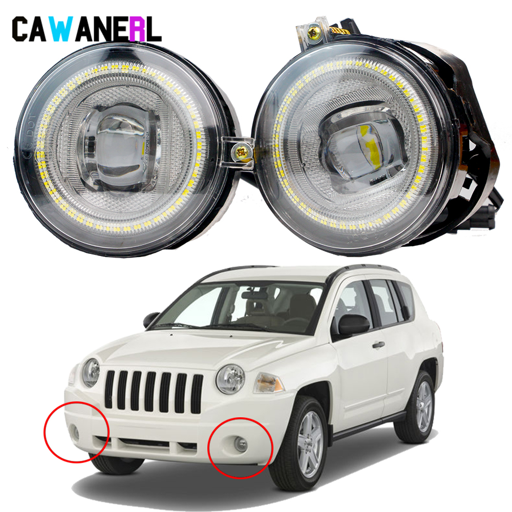 2 Pieces 9005 H10 LED Angel Ey - Model Kit Jeep บทวิจารณ์และราคา
